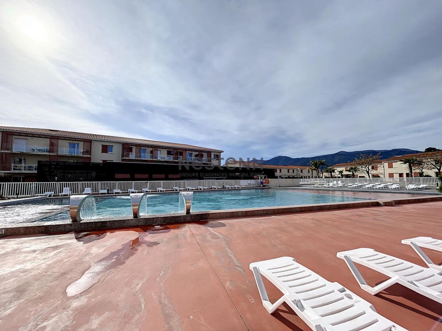 2950-Appartement Une Chambre Avec Piscine Аржель-сюр-Мер Экстерьер фото